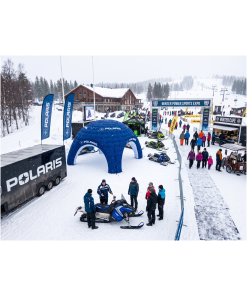 Ilmatäytteinen Iglu-teltta (4x4m – 6x6m)