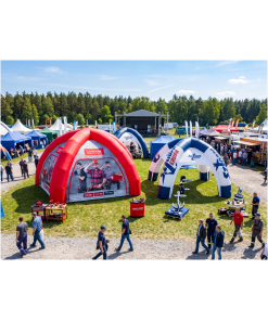 Ilmatäytteinen Spider-teltta (4x4m – 10m)