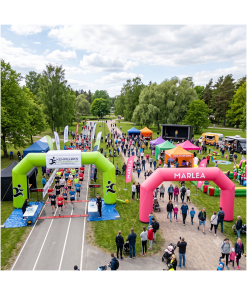 Ilmatäytteinen maalikaari Kulmikas