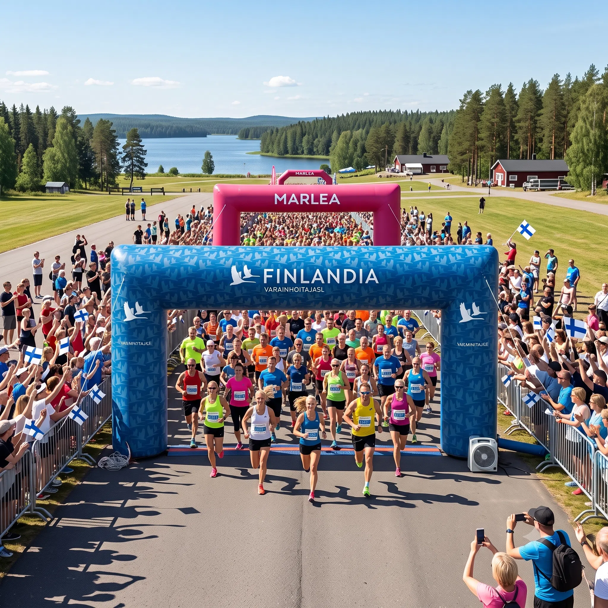 Ilmatäytteinen maalikaari suorakaide