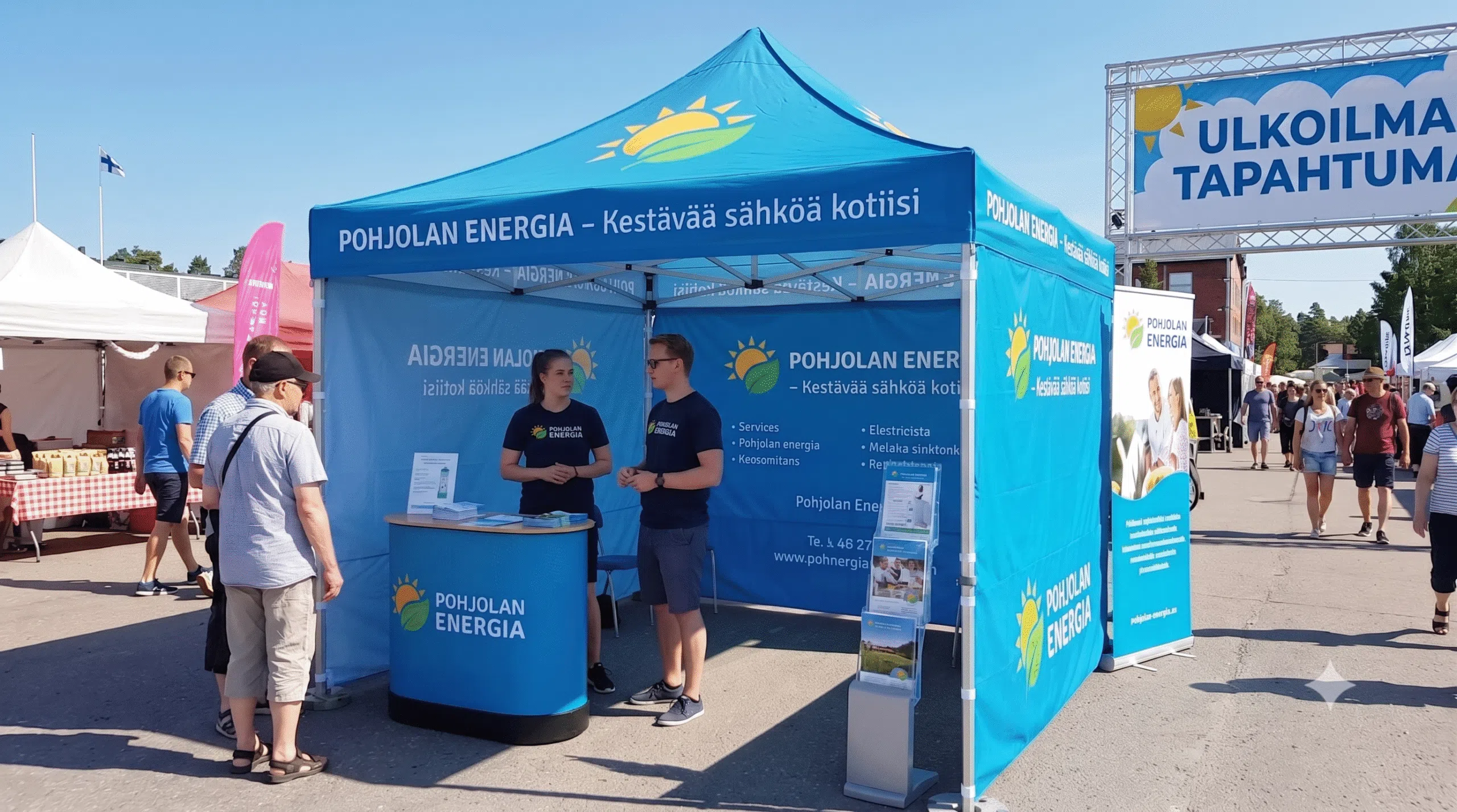 Pop-up teltta 3 x 3 metriä