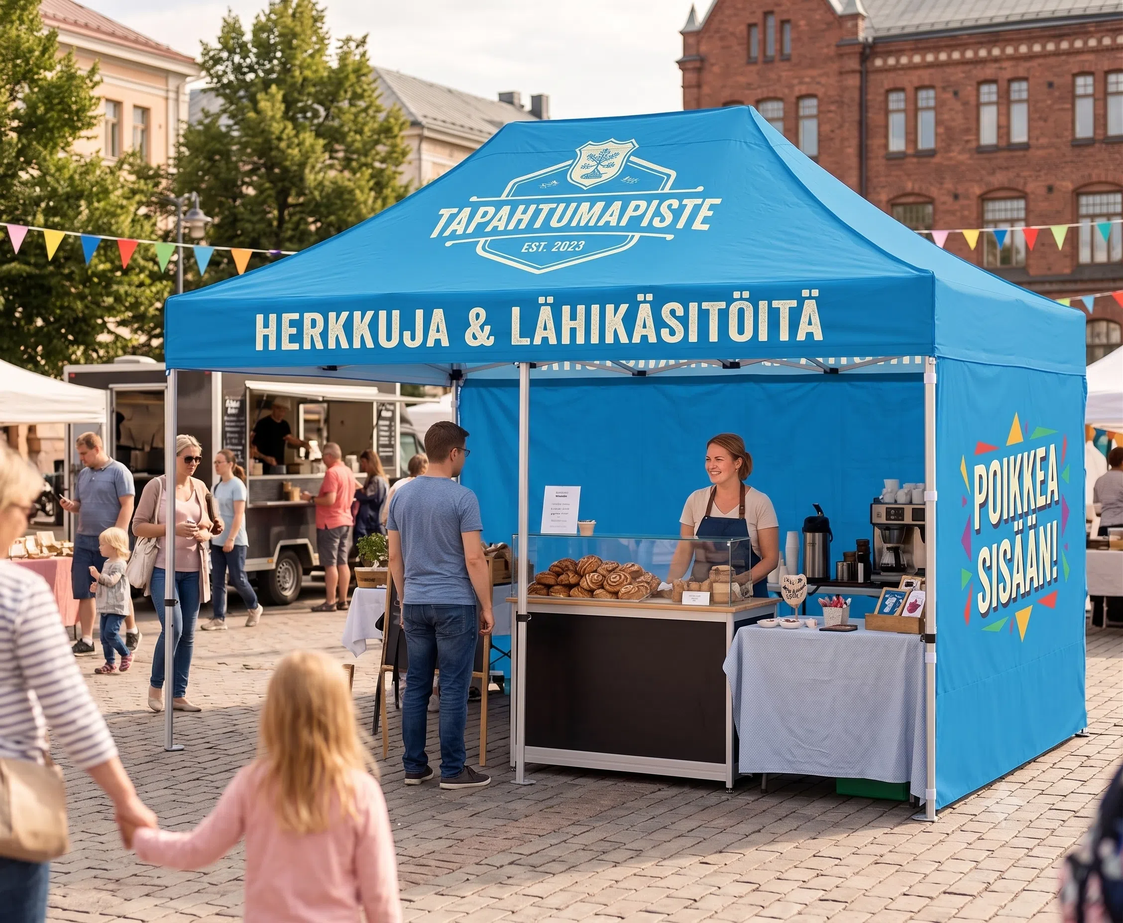Teltta pop up 3x6 metriä