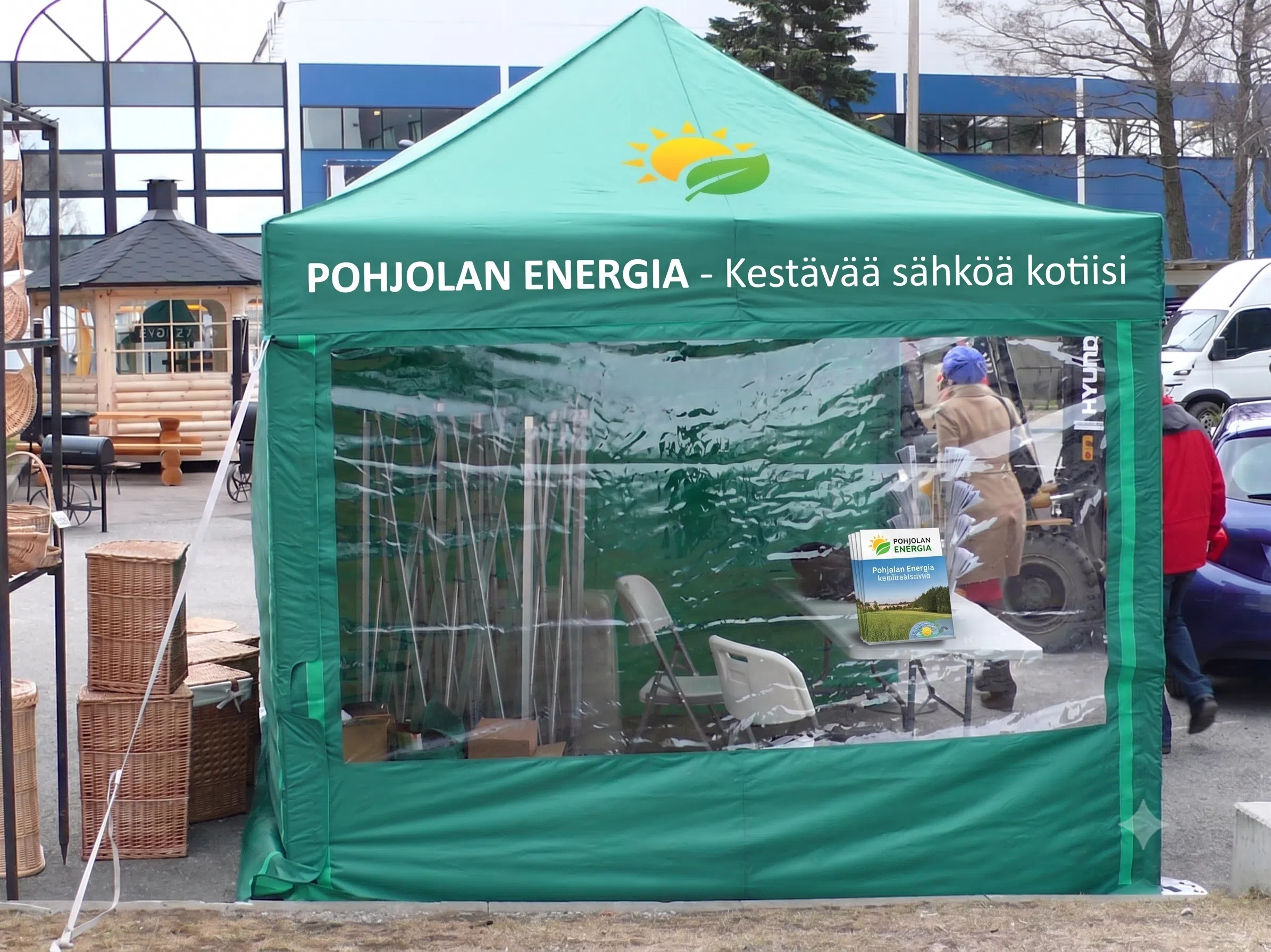 Pop-up teltta 3 x 3 metriä