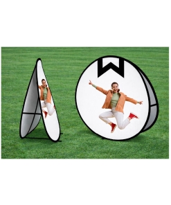 Sandwich Pop Up Banneri pyöreä