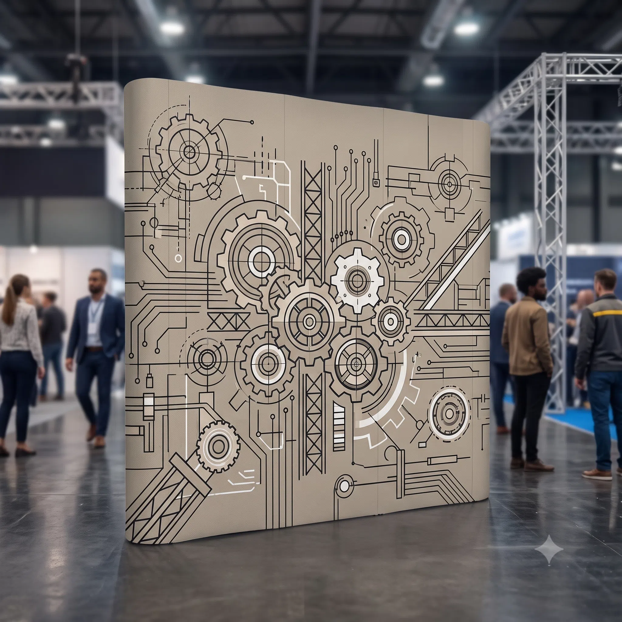 Pop-up Messuseinä Suora (3x2 – 3x5)