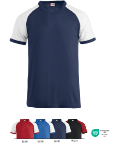 Kaksivärinen raglan T-paita