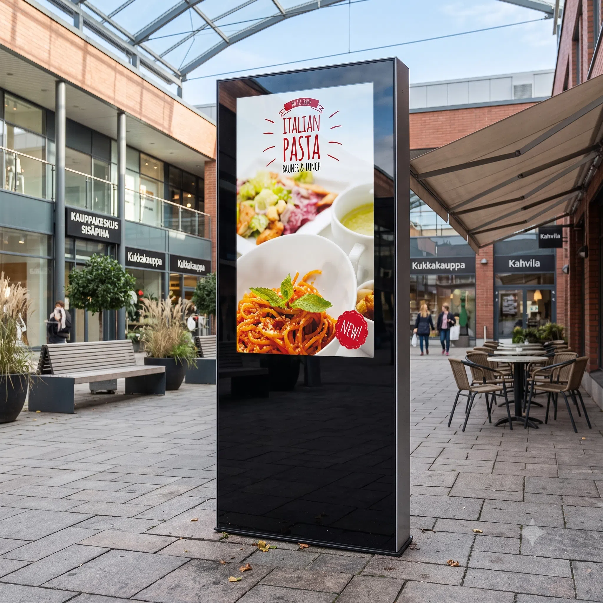 Digitaalinen Ulkomainosteline 55" (Samsung)