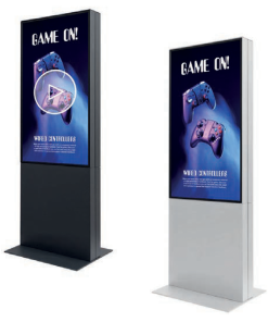 Digitaalinen näyttö Totem kaksipuoleinen