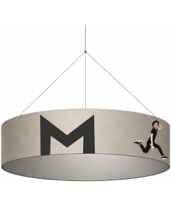 Katosta roikkuvamainosteline Pyöreä