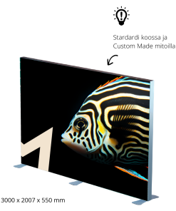 LED Star Basic -  Valaistu messuseinä