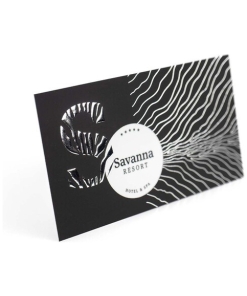 DeLuxe-käyntikortit hopea