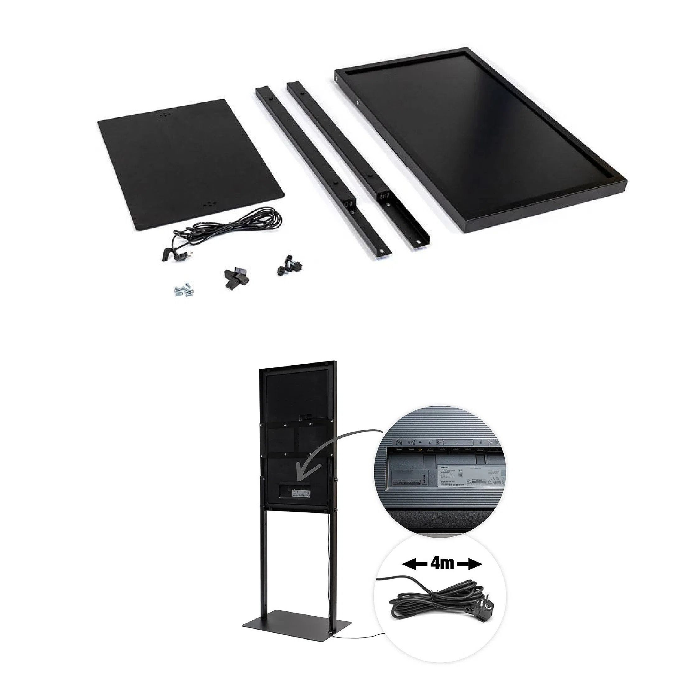 Siirrettävä Digitaalinen Mainosteline 43" (Samsung)