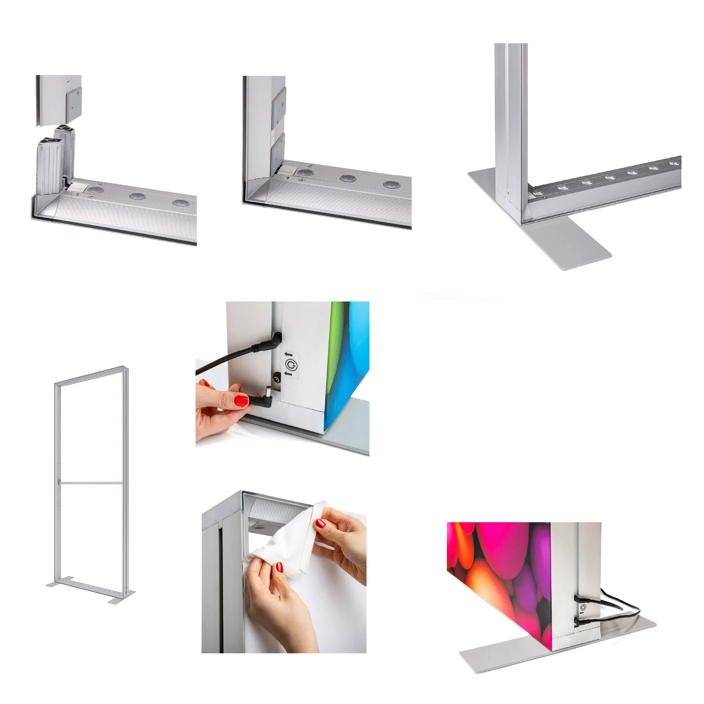 LED-Messuseinä Pro Flex (100–600 cm)