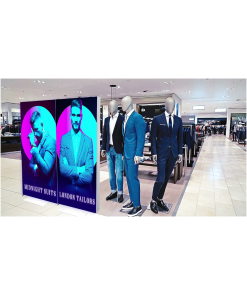 LED Retail Valaistu Mainosteline 60x160 cm