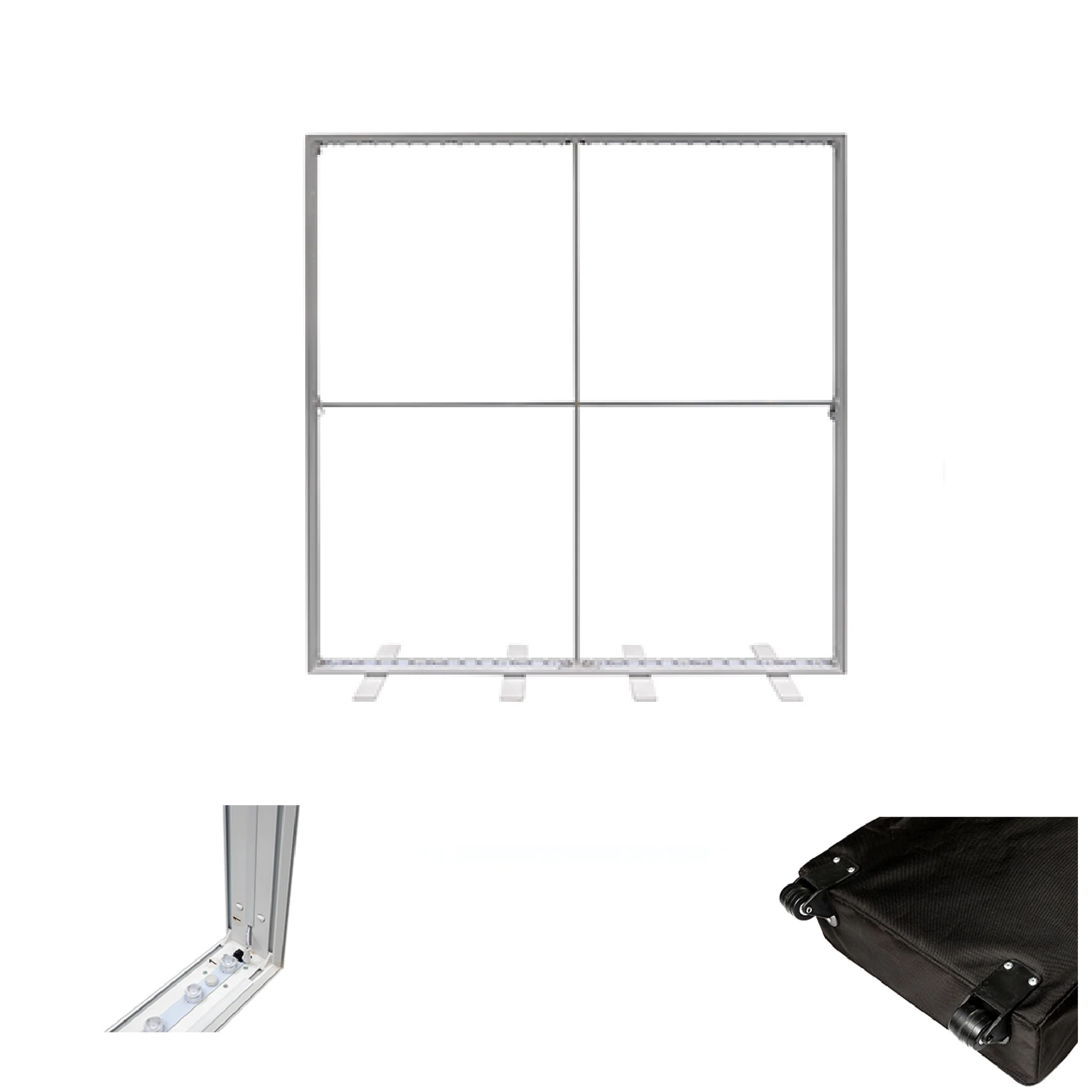 Lumina 2x2 - Vapaasti seisova LED-valoseinä (2000 x 2010 mm)