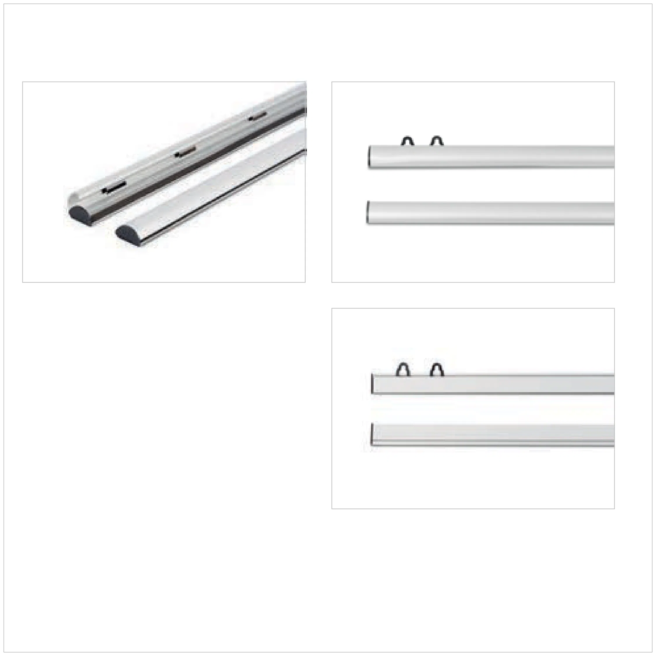 Poster Rails Clip -Julistelistat (400–1500 mm)