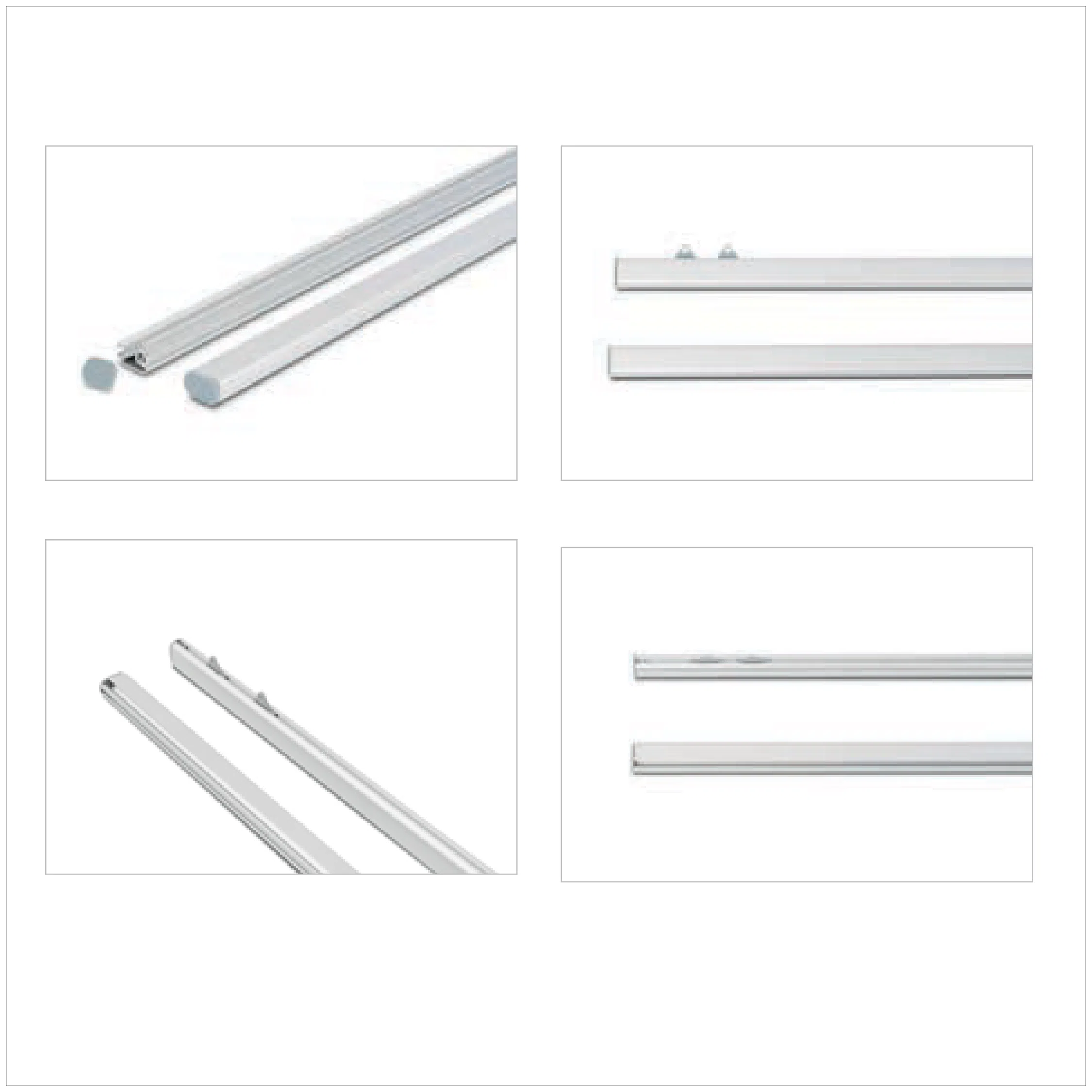 Poster Rails Twin -Kaksipuoliset Julistelistat (400–1500 mm)